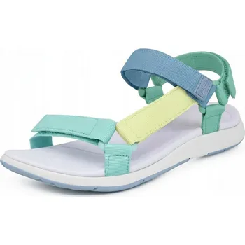 Dámské sandále Dámské sandály GRITION modré na suchý zip, velikost 38