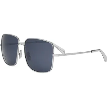 Cyklistické kalhoty Sluneční brýle Celine Rhinestone Triomphe Silver CL40284U5916V