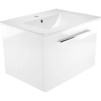 Koupelnový nábytek Koupelnová skříňka s umyvadlem bílá smontovaná 60 cm