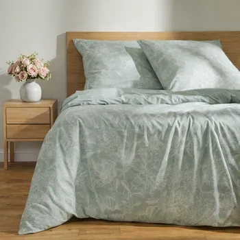 Povlečení Bavlněné Povlečení 160x200 zelené Home & You home&you 100% bavlna