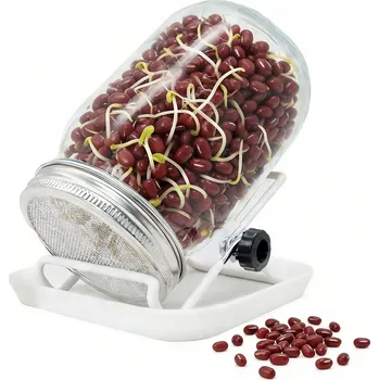 Sklenice Nakličovací Nádoba Skleniková - klíčky, nádoba na pěstování klíčků doma 750 ml