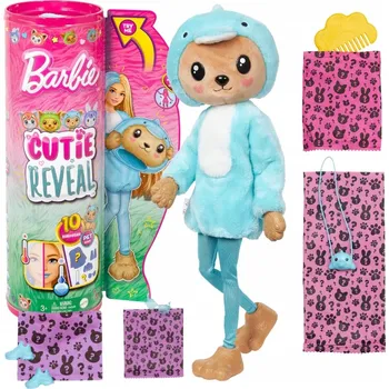 Panenka Mattel Barbie - Panenka medvídka jako delfín (25 HRK)