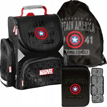 Školní batoh Školní aktovka pro chlapce školní batoh 1-3. třída Avengers sada do školy