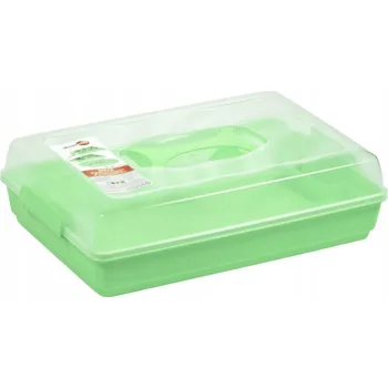 Dóza na potraviny Nádoba s víkem na dort/koláč 44x30cm DOMOTTI