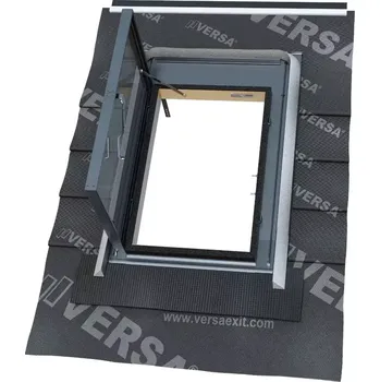 střešní výlez Versa Plus WVD střešní vikýř antracit 47 x 73 cm