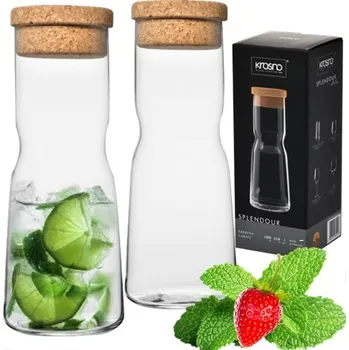 Karafa s přírodním korkovým uzávěrem Splendour 1000 ml Krosno
