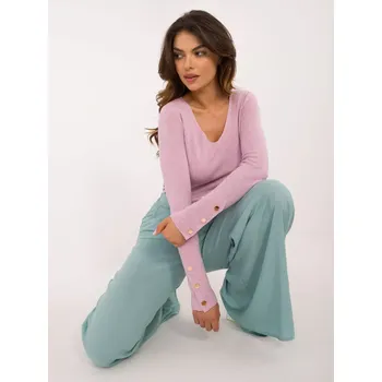 Dámský svetr Jumper AT SW 2334.49 světle fialový L/XL