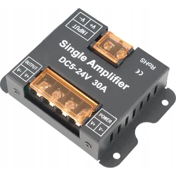 LED páska ZESILOVAČ SIGNÁLU LED PÁSKU MONO 30A 360W VÝKONNÝ PROFESIONÁLNÍ