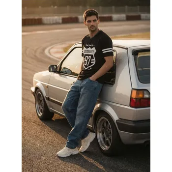 Sinsay - Bavlněné tričko - černá - 265HL-99X - 265HL-99X-M