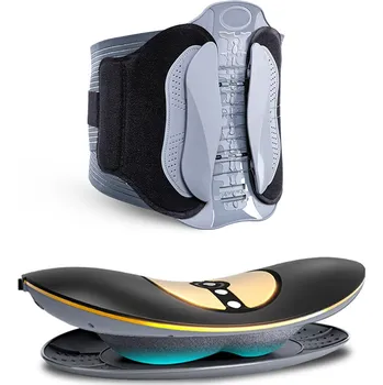 Masážní přístroj Alpha Medical Sada dvou produktů : Elektronický trakční masážní přistroj bederní páteře + Dekompresní bederní pás