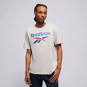 Reebok Tričko Bruno Big Logo Crew Neck Ss Tee Šedá L