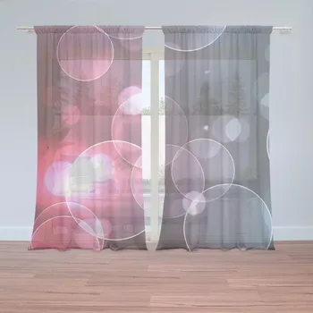 Záclona Sablio Záclony Bublinová abstrakce: 2 ks - 150x250 cm - Sablio