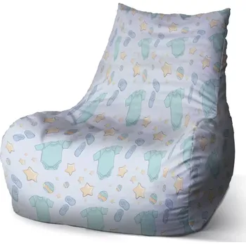 Sedací pytel Sedací vak Bean Dětské oblečky - Sablio - 60 x 70 x 70 cm