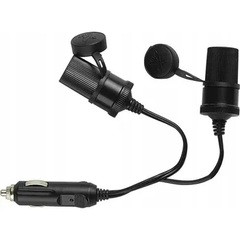 ROZDVOJKA DO AUTOZAPALOVAČE NA 2 ZÁSUVKY 12/24V 056