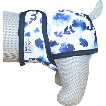 kalhotky pro psa Gaga's hárací kalhotky vzor květy vel. M