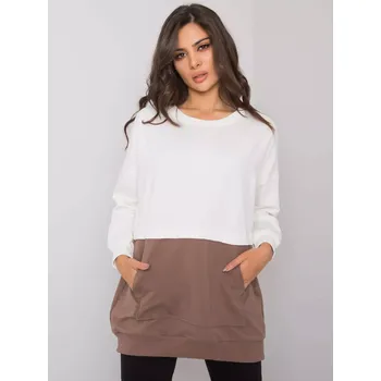 Dámská košile Halenka RV BL 7197.89P bílo-hnědá L/XL