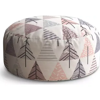 Taburet Sablio Kulatý taburet Circle Barevné stromky: 38x48 cm - Sablio