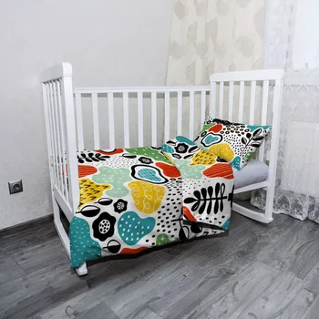 Povlečení Sablio Mikroplyšové povlečení do dětské postýlky Dětské malování - 100x135 / 40x60