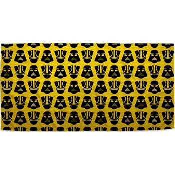Ručník Sablio Ručník s potiskem Star Wars Stormtroopeři Pattern na žluté - 50x100 cm