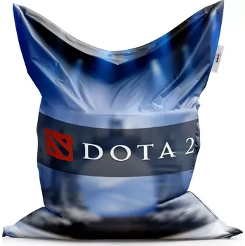 Sedací pytel Sedací vak Classic DOTA 2 Modrá - Sablio - 150x100 cm