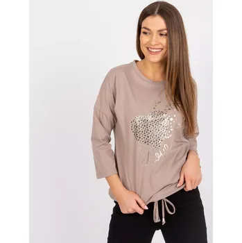 Dámská košile Halenka RV BZ 7545.42P tmavě lila S/M