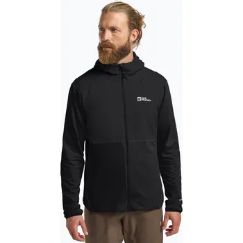Pánská móda Pánská mikinaJack Wolfskin Prelight Trail Hoody black