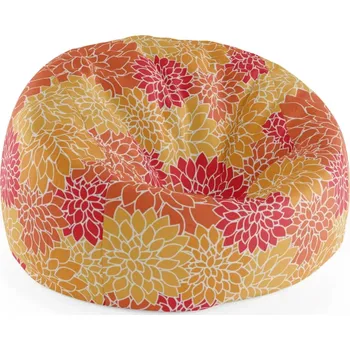 Sedací pytel Sablio Sedací vak Cocoon Barevné květiny - 75 x 45 x 35 cm