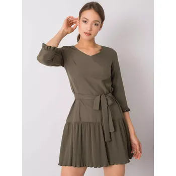 Dámské šaty Šaty LK SK 507733.80P khaki 40