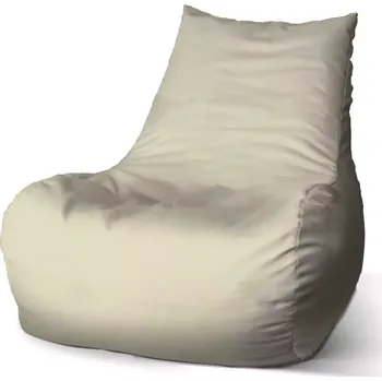 Sedací pytel Sedací vak Bean Bílá slonová kost - Sablio - 60 x 70 x 70 cm