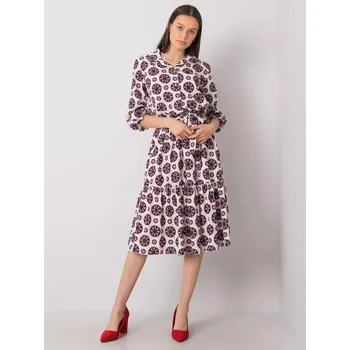 Dámské šaty Šaty LK SK 508525.17 bílé a červené 38