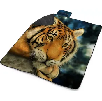 deka Sablio Plážová deka Tygr: 200x140 cm