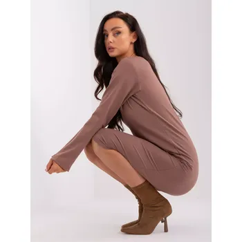 Dámské šaty Šaty EM SK HW 20 30.64 hnědá M