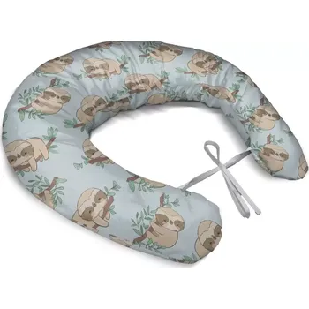 Kojící polštář Sablio Těhotenský polštář Lenochodi na větvi