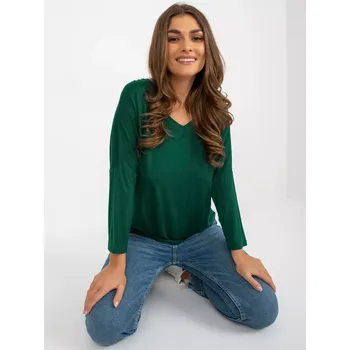 Dámská košile Halenka RV BZ 7663.05 tmavě zelená jedna velikost