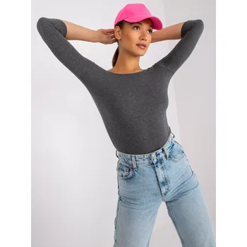 Dámská košile Halenka RV BZ 4690.67 tmavě šedá XL