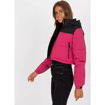 Dámská bunda NM KR D2 3825 73P černá a červená 2XL