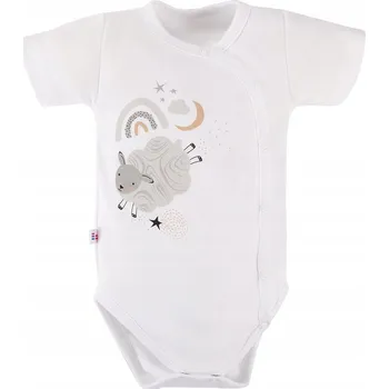 Ewa body s klíčky, rozepínací, krátký rukáv, velikost 68