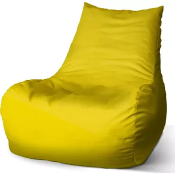 Sedací pytel Sedací vak Bean Žlutá - Sablio - 100 x 90 x 45 cm