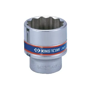 Hlavice nástrčná krátká 1" 60X87MM 12- KING TON 833060M, , ,