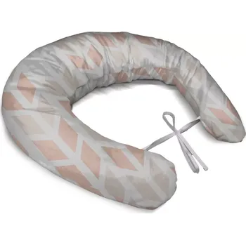 Kojící polštář Sablio Těhotenský polštář Světlé kosodélníky