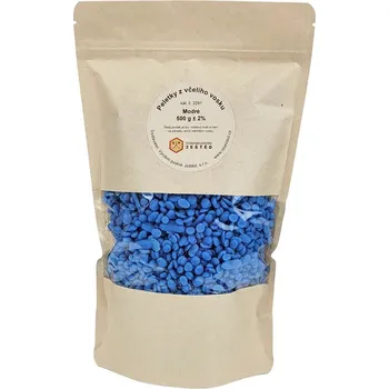 Výtvarná sada Včelí vosk - peletky modré 500 g