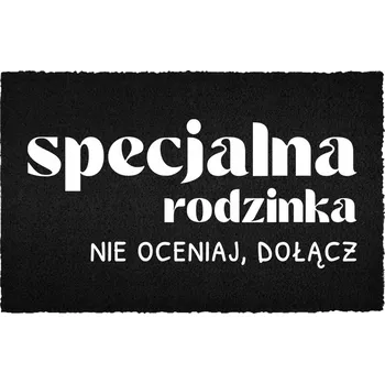 Rohožka VCHODOVÁ ROHOŽKA 40X60CM ČERNÁ KOKOSOVÁ S HUMOREM NEHODNOŤ, PŘIDEJ SE