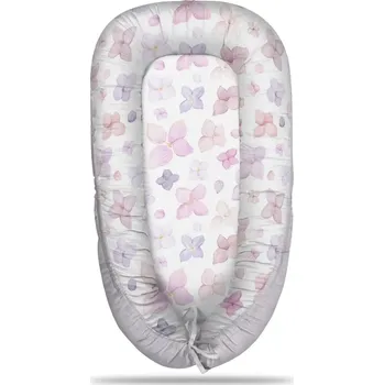 Hnízdečko pro miminko Sablio Hnízdečko pro miminko Fialové květy