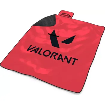 deka Sablio Plážová deka VALORANT Red: 200x140 cm