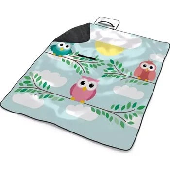 deka Sablio Plážová deka Sovičky: 200x140 cm