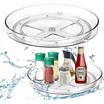 Úložný box Otočný kuchyňský organizér 360° do hlubokých skříněk a rohových skříní