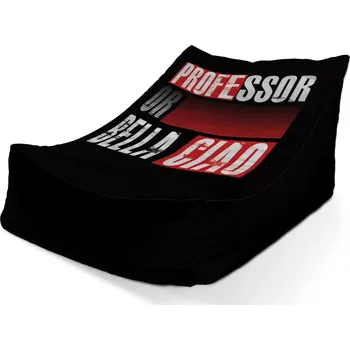Sedací pytel Sablio Sedací vak Lounge La Casa de Papel Professor or Bella Ciao motiv 3 - 80 x 95 x 50 cm