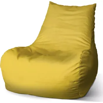 Sedací pytel Sedací vak Bean Žlutá 3 - Sablio - 100 x 90 x 45 cm