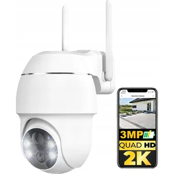 Bezpečnostní kamera IP kopulovitá kamera (dome) COOAU s detekcí osob/pohybu 3 Mpx