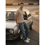 Sinsay - Bavlněné polo tričko - béžová - 354HZ-08X - 354HZ-08X-3XL